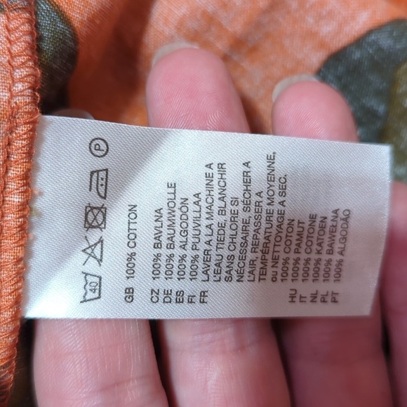 A Tribute to MARIMEKKO H&M Babydoll Retro Print Top sz 4 - Picture 6 of 7